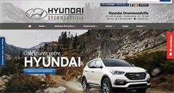 Desktop Screenshot of hyundaidrummondville.com