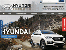 Tablet Screenshot of hyundaidrummondville.com